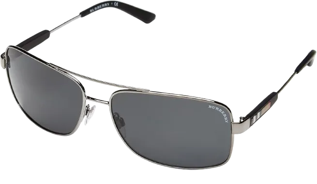 Burberry gunmetal grey sunglasses