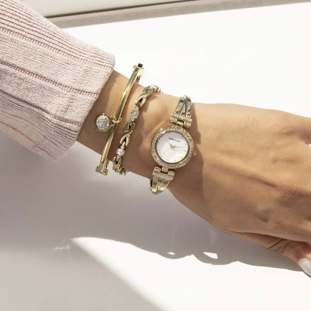Anne Klein watch and bracelet gift set