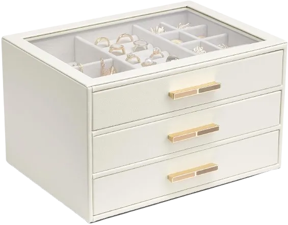 VLANDO cloud white jewelry box organizer
