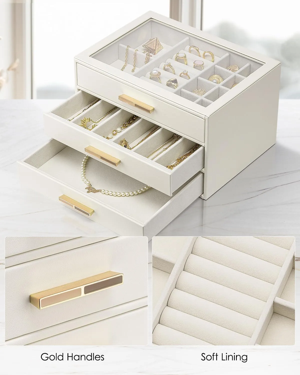 VLANDO Jewelry Box Organizer