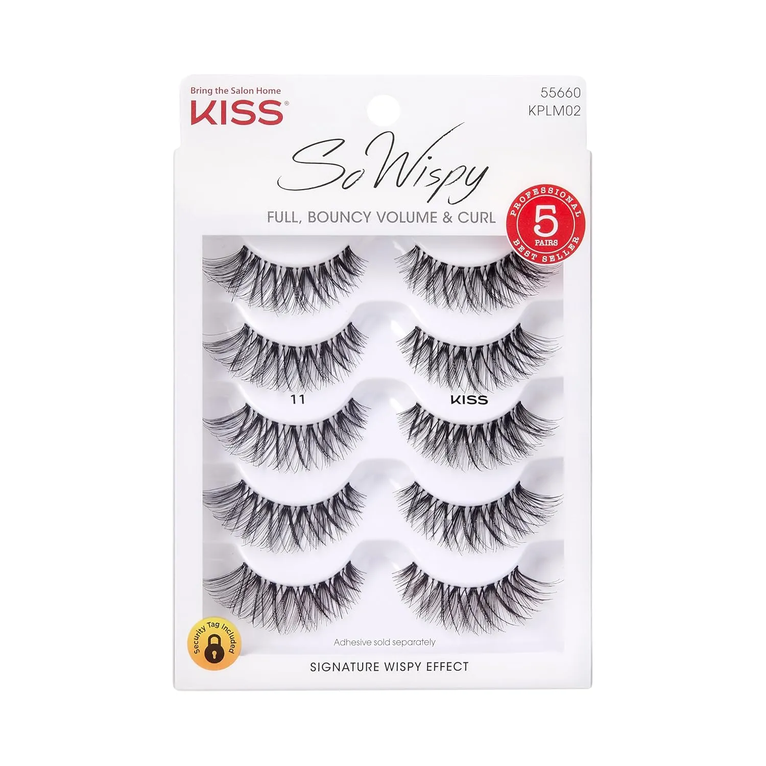 KISS So Wispy false eyelashes package