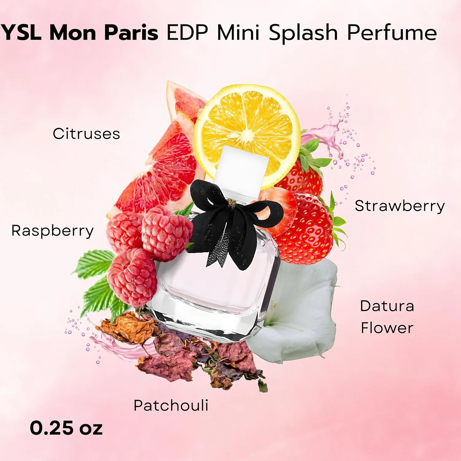 YSL Mon Paris mini splash perfume scent notes